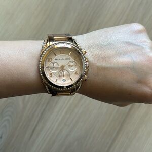 Michael Kors rose gold watch